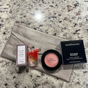 Lancôme, BareMinerals Blonzer, &  Beauty Bag New in Box